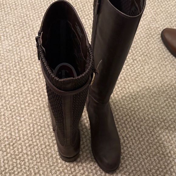 Cole Haan Dark Brown Knee-High Boots - Picture 3 of 5